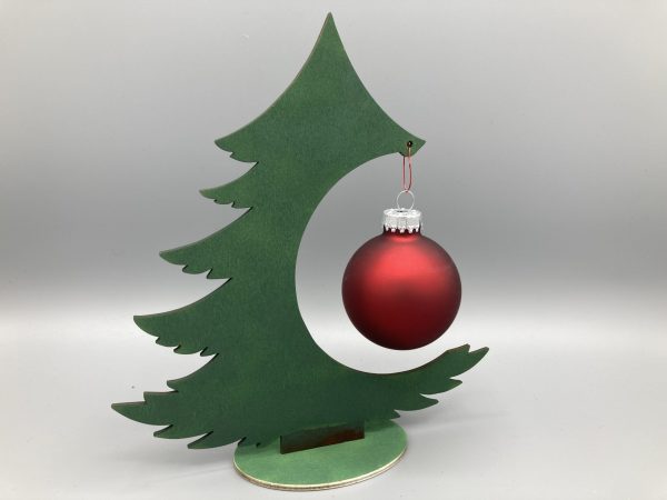 Tannenbaum mit Glaskugel – Bild 3